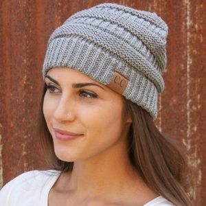 BRAND NEW Light Grey Beanie